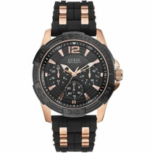 Neu Guess Herren Analog Quarzuhr mit Edelstahlarmband W0366G3 UK
