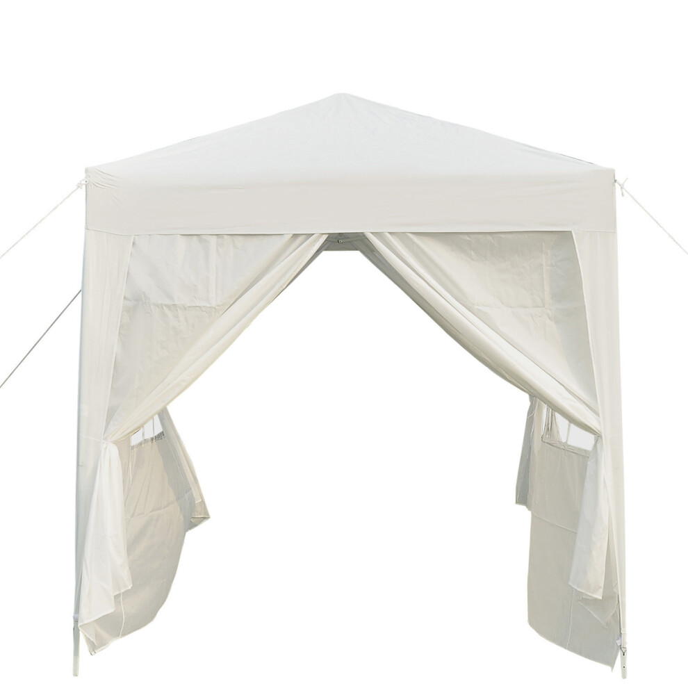 Outsunny 2m x 2m Pop-Up Gazebo | Heavy Duty Party Tent Marquee