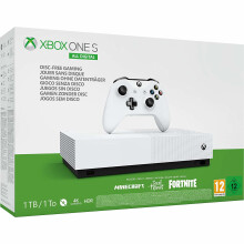 Xbox One S 1TB All-Digital (Minecraft / Sea of Thieves / Fortnite) - Refurbished