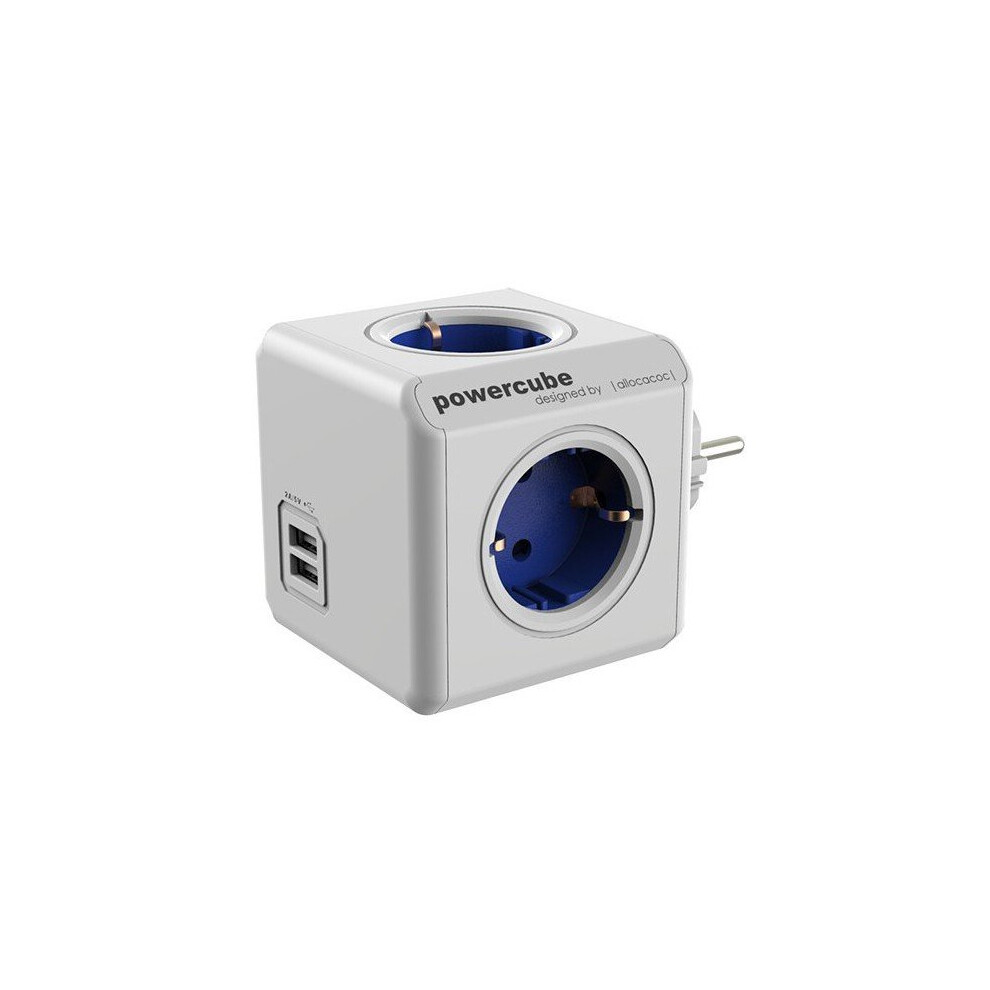 Cube multiplugs Power Cube Allocacoc USB White