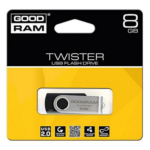 Goodram UTS2 USB flash drive 16 GB USB Type-A 2.0 Black,Silver 1