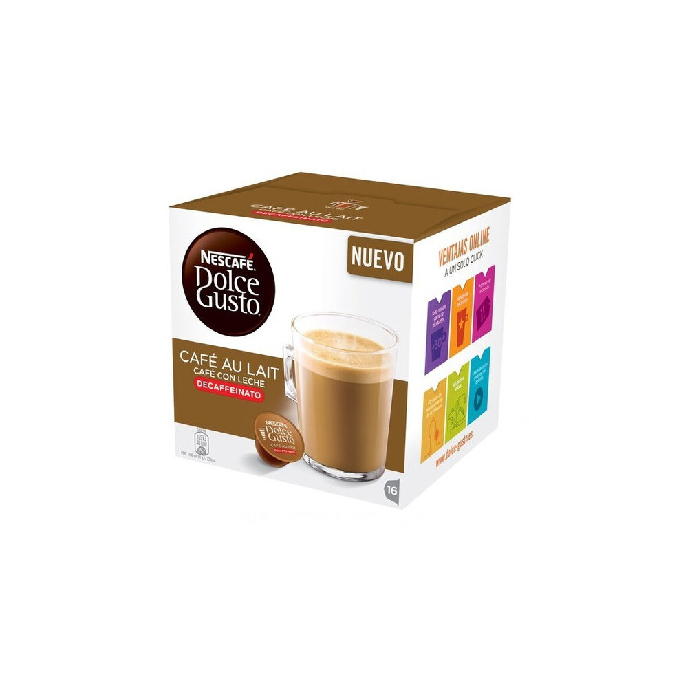 Nescafe Dolce Gusto Café Au Lait Decaffeinato Coffee Pods X16 (16 Servings) - Image 3