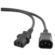 Gembird PC-189 power cable Black C14 coupler