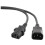Gembird PC-189 power cable Black C14 coupler 1