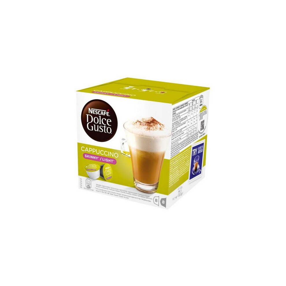 Nescafe Unisex Green Dolce Gusto Coffee Pods Skinny Cappuccino In - Image 4