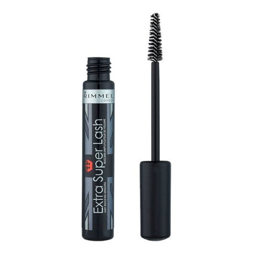 Rimmel London Extra Super Lash Mascara 8ml 101 Black – Volumizing Mascara for Full, Lifted Lashes
