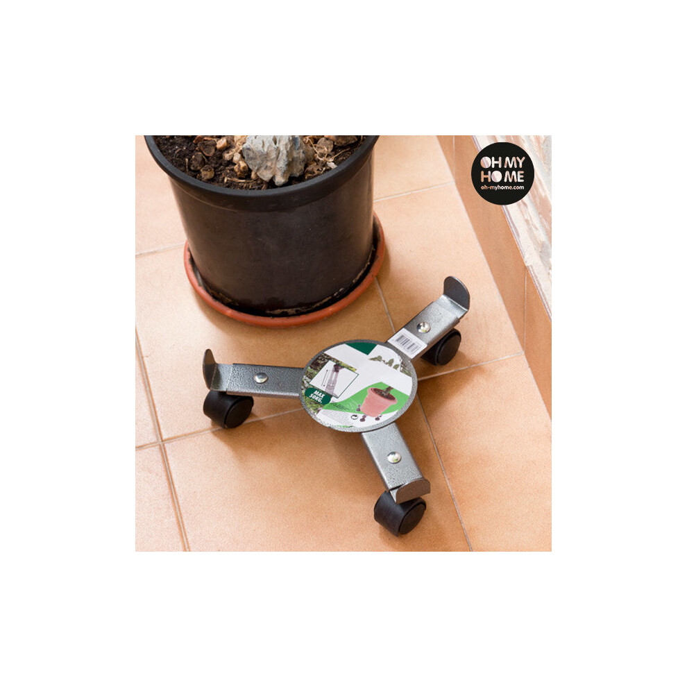 Oh My Home Metal Plant Stand with Wheels