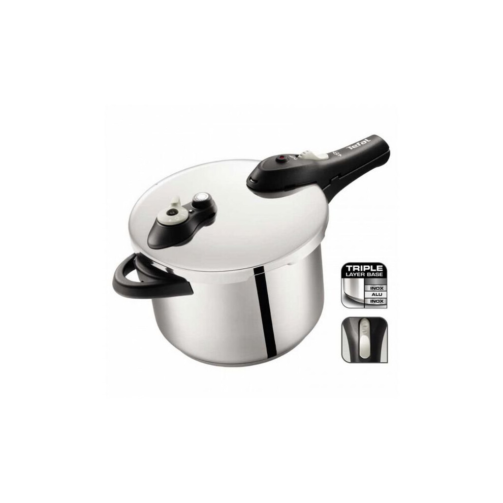 Pressure cooker Tefal P25007 6 L Stainless steel (ø 22 cm)