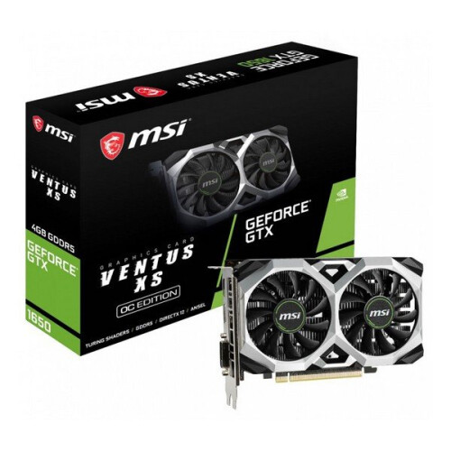 Gaming Graphics Card MSI NVIDIA GTX 1650 VENTUS XS 4 GB GDDR5