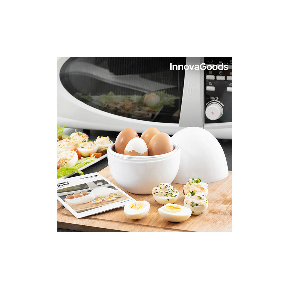 Photos - Multi Cooker InnovaGoods Boilegg Microwave Egg Boiler with Recipe Booklet 