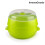 Cuiseur-vapeur double pour micro-ondes - Marque - Modèle - 2 compartiments - Valve d'éjection de vapeur - Vert 7