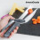 Couteau-Ciseau avec Mini Planche à Découper Intégrée InnovaGoods 5