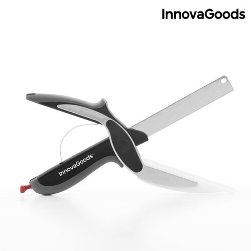 Couteau-Ciseau avec Mini Planche à Découper Intégrée InnovaGoods 2