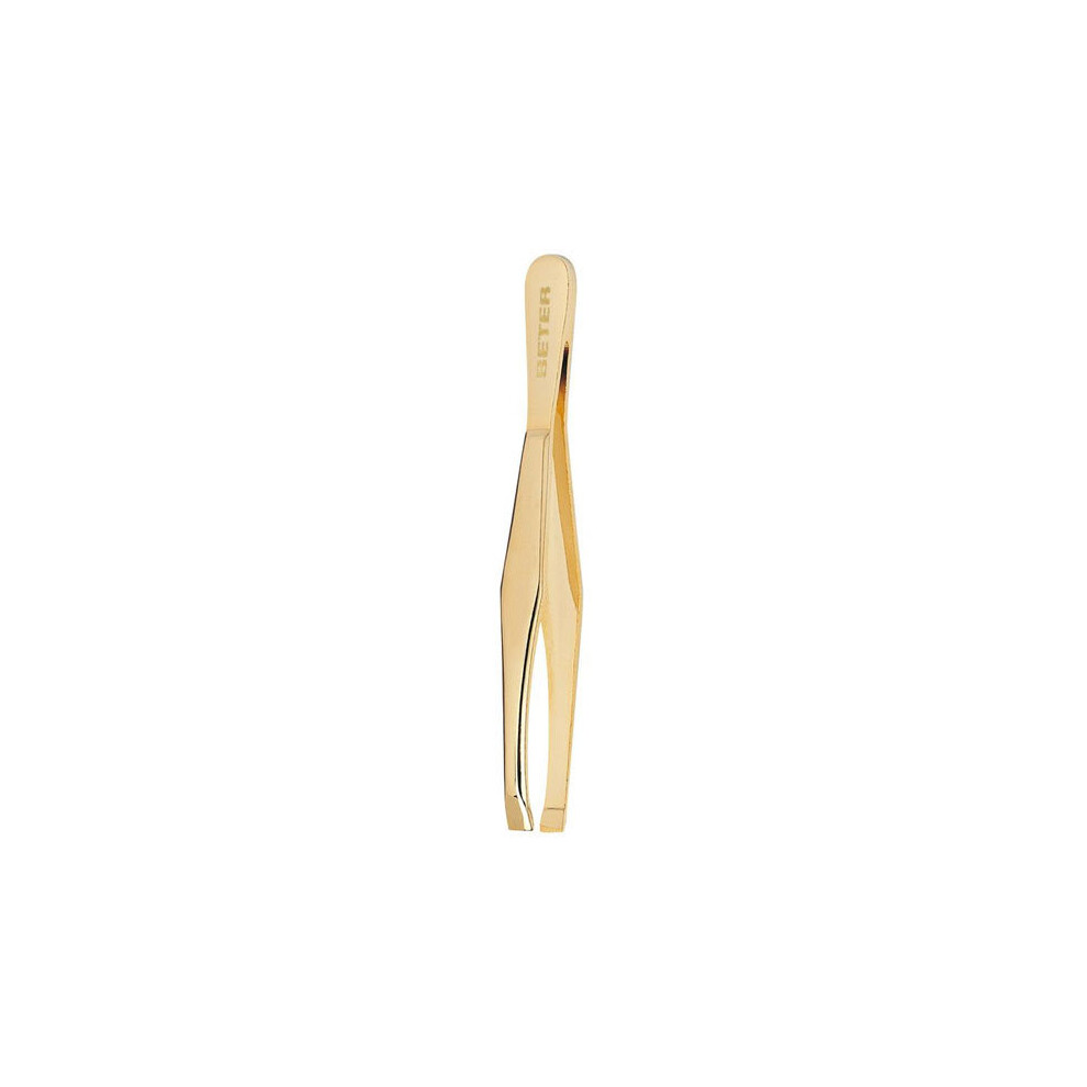 Beter Gilded Straight Tip Tweezers
