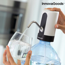 Fontana d'acqua automatica - INNOVAGOODS - Ricaricabile - Bianco e Nero - 1200 mAh - Interno
