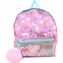 Peppa Pig Junior School Rucksack Backpack with Sequins