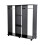 Homcom HOMCOM Black Mobile Open Wardrobe With Clothes Hanging Rail 8