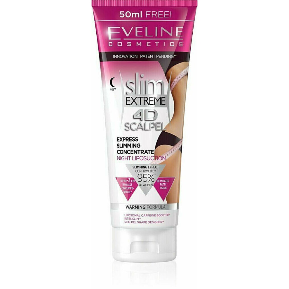 Eveline SLIM EXTREME 4D SCALPEL EXTREME FAT BURNER Night Liposuction CELLULITE