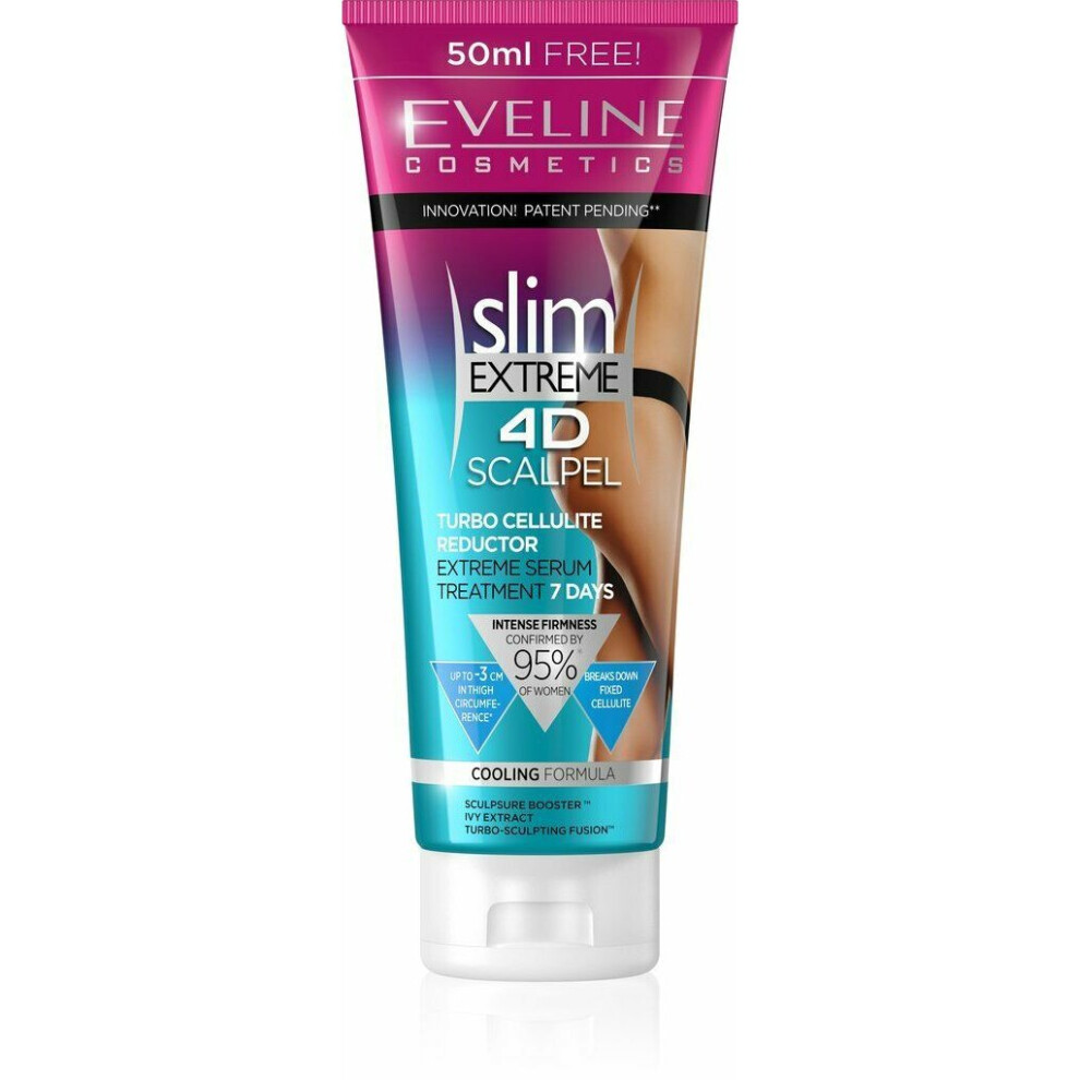 Eveline SLIM EXTREME 4D SCALPEL Turbo Cellulite Reductor Cream 7 DAYS TREATMENT