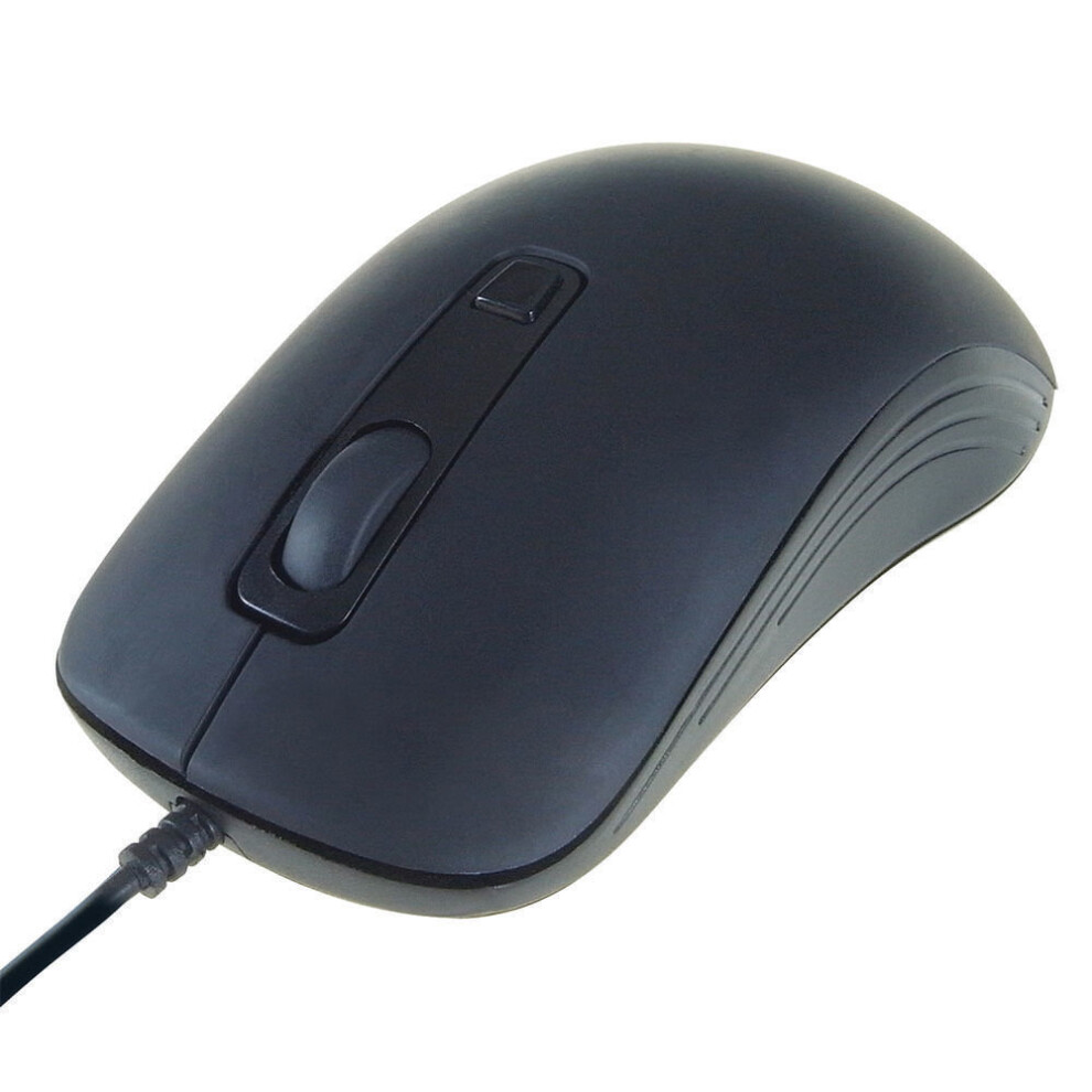 Computer Gear 4 Button Optical Scroll Mouse 24-0543 Gr02376 Black 5035624023765