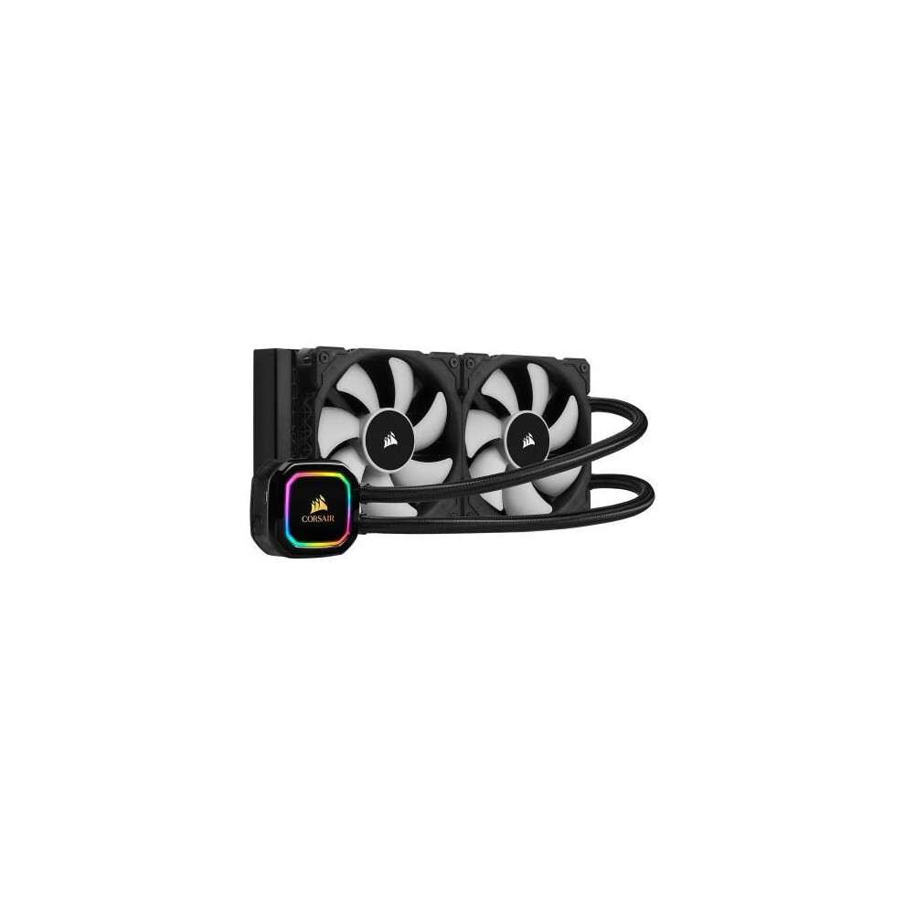 Corsair Icue H100i Rgb Pro Xt 240Mm Rgb Liquid Cpu Cooler 2 X 12Cm Pwm Fans Cw-9060043-Ww