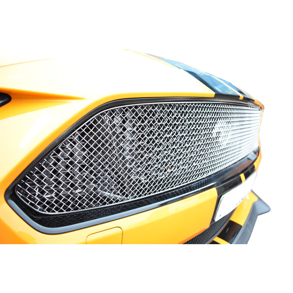 (Silver) Ford Mustang Gt Facelift - Upper Grille (2018 -) Silver 5060468073980