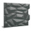 Profhome 3D 705390 Glacier Smoked Gray Decor panel 3D matt grey 2 m2 5