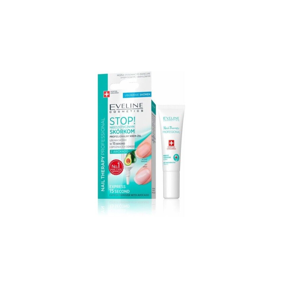 EVELINE Professional Cuticle Remover with avocado - STOP EXCESS CUTICLES GROWTH