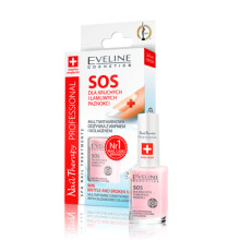 Eveline Cosmetics, SOS Brits en Gebroken Nagel Multivitamine Conditieer, 0,42 fl oz (12 ml)