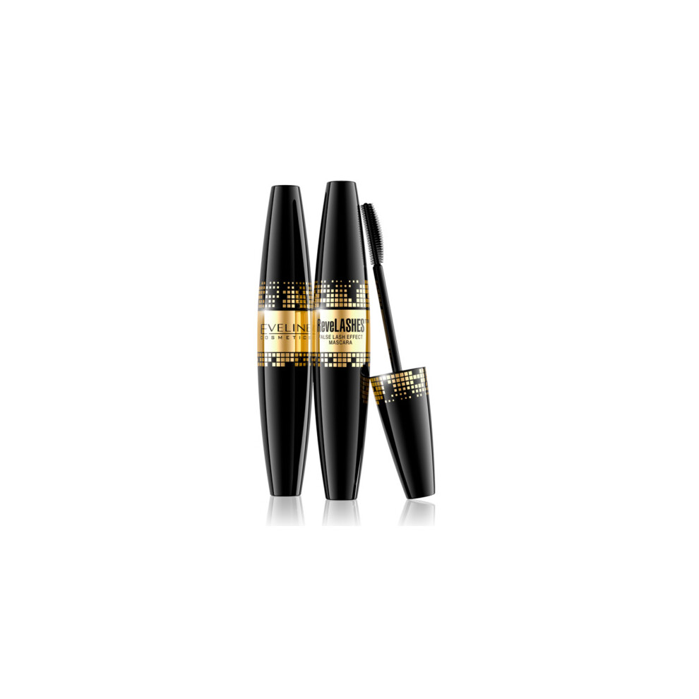 Eveline Big Revelashes Mascara Black 10ml Volumising Lengthening B5 Protein - Image 4