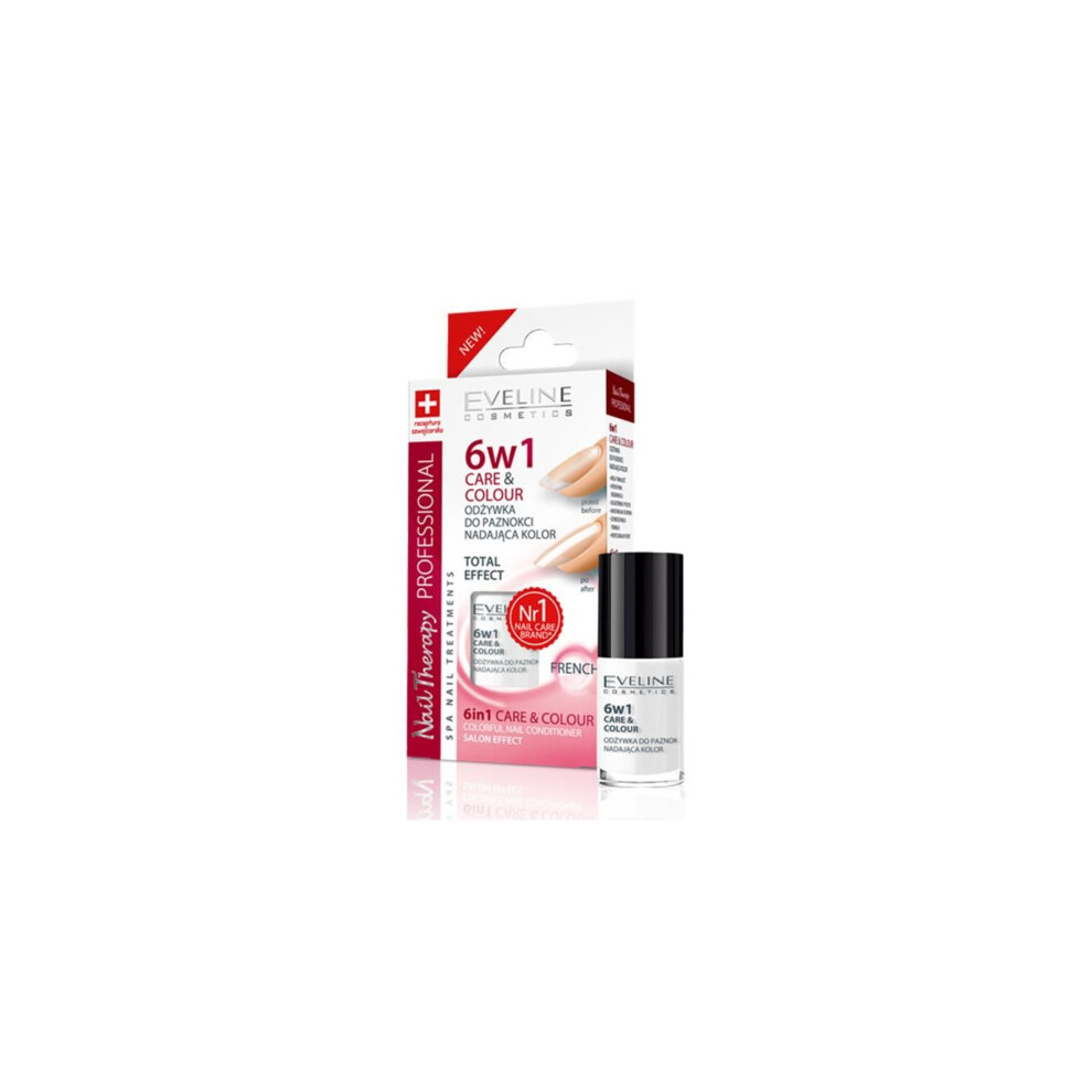 Eveline Nail Therapy Care & Colour 6In1 Colorfull Nail Conditioner French