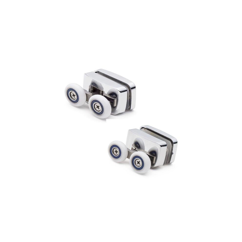 Set Of 2 Shower Enclosure Door Top And Bottom Rollers/ Runners 23Mm Wheels Dia F23 5060363613809
