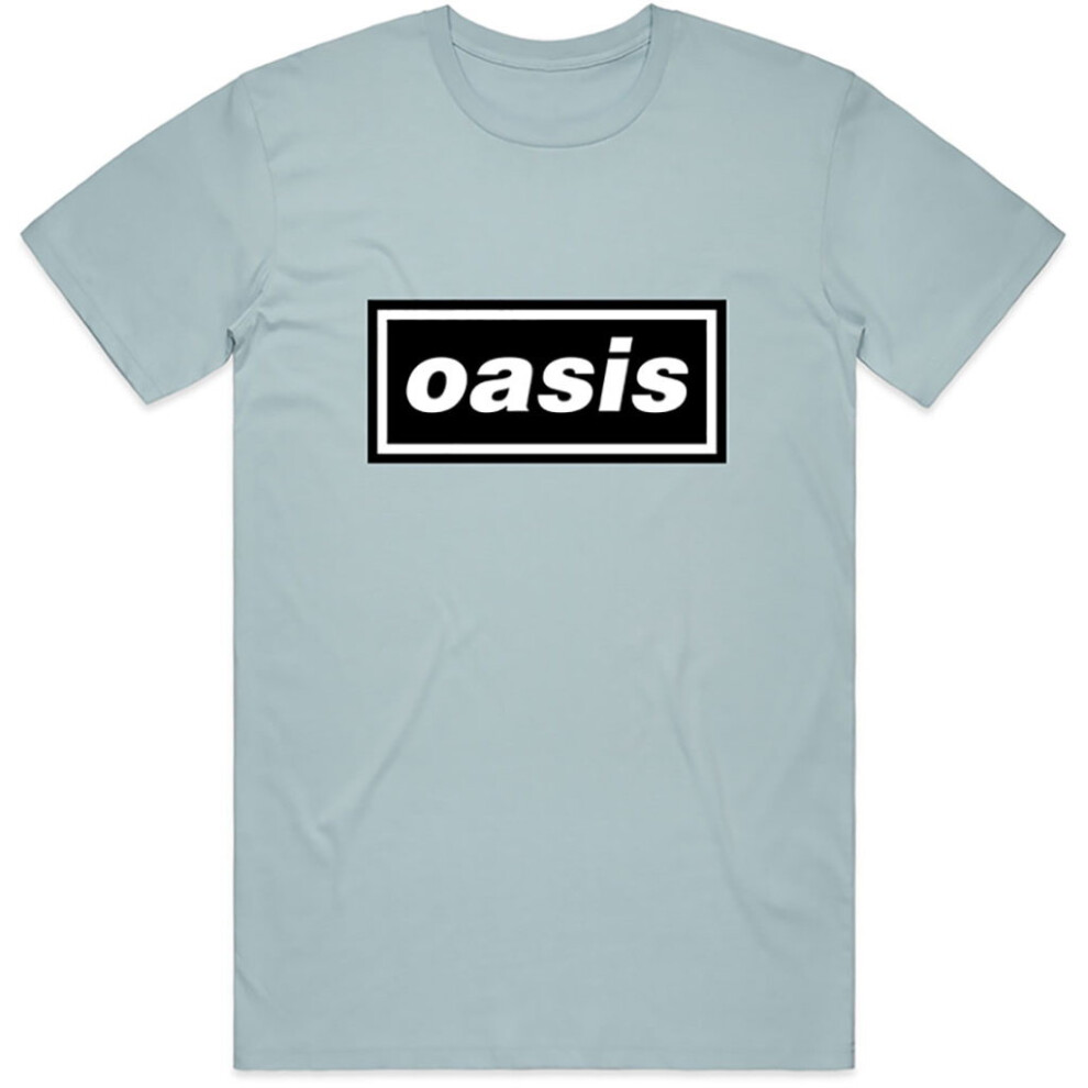 (2XL) Oasis 'Classic Logo' (Blue) T-Shirt