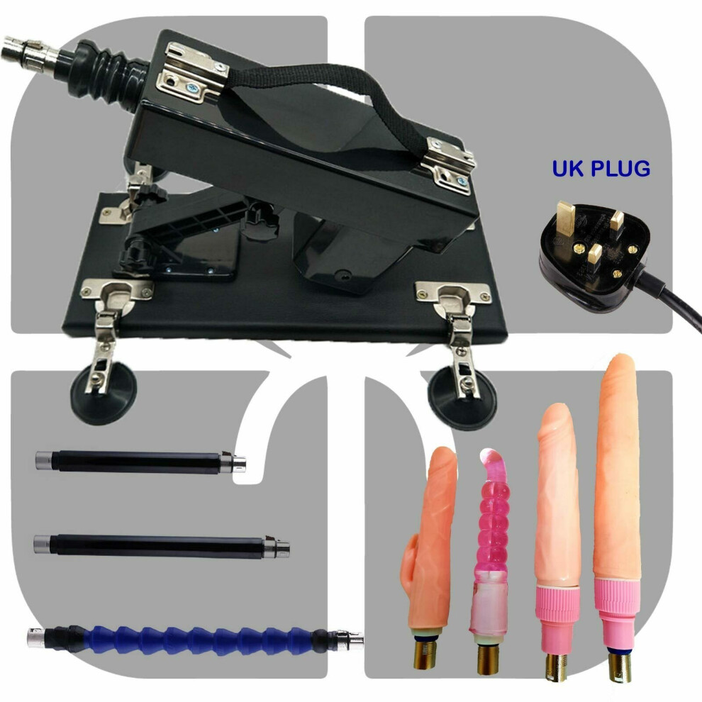 Sex Machine w 4 Dildo and 3 Pole