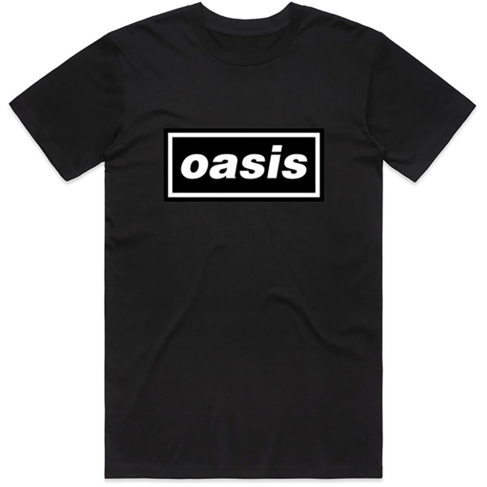 Oasis (Xl) 'Classic Logo' (Black) T-Shirt Black