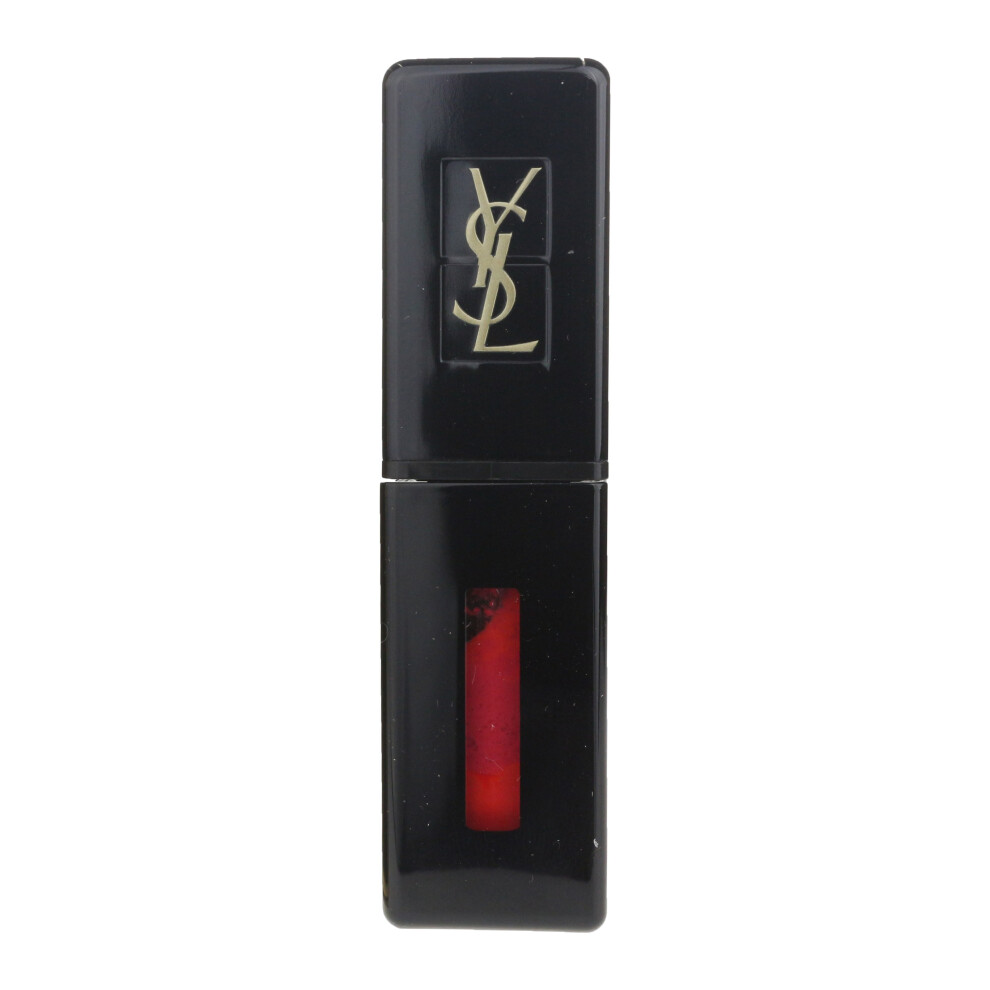 YSL Rouge Pur Couture Vinyl Liquid Lipstick Stain in Rhythm Red 411