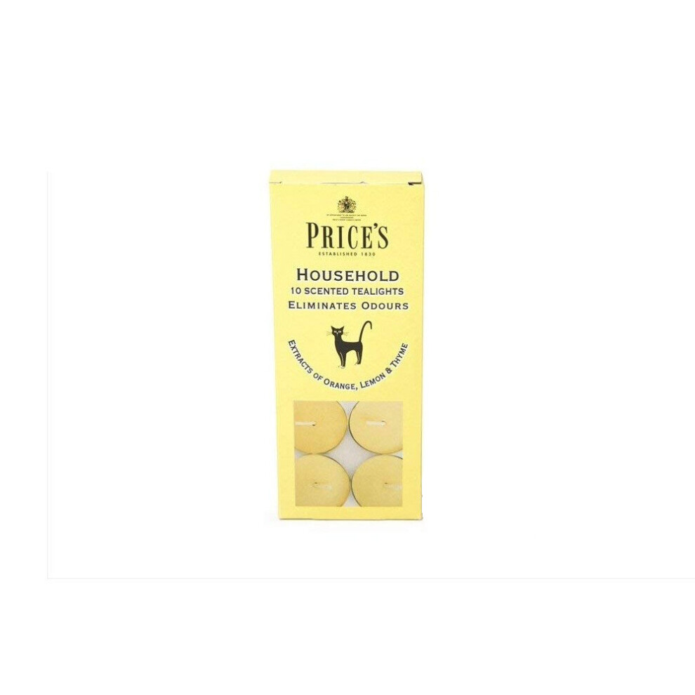 Price's Candles Household Scented Tealights (Pack Of 10)