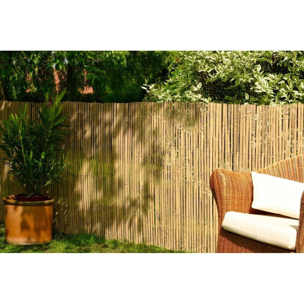 (3M X 1M) Bamboo Slat Screening Roll By Best Artificial 5060256548362