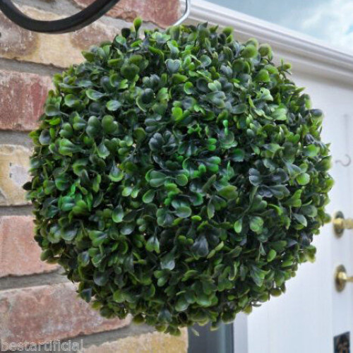 (23cm) Best Artificial Boxwood Topiary Balls 1