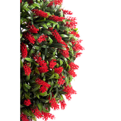 (40cm, Red) Best Artificial Lavender Flower Hanging Ball 1