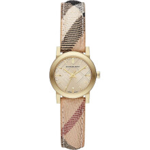 NEU Burberry BU9219 Zifferblatt Haymarket Check Fabric Damenuhr UK SELLER GARANTIE