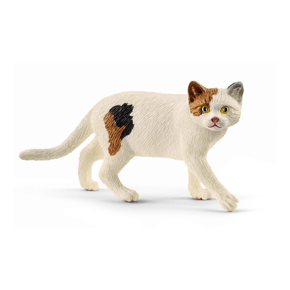 Schleich Farm World American Shorthair Cat Toy Figure