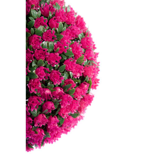 (Pink, 28cm) Best Artificial Rose Flower Balls 1