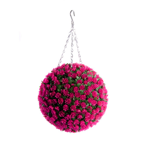 (Pink, 28cm) Best Artificial Rose Flower Balls