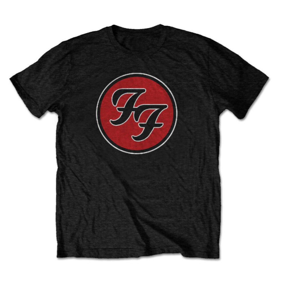 (XL) Foo Fighters 'FF Logo' (Black) T-Shirt