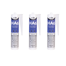 3x Bond It White HA6 RTV Silicone Sealant Marine Aquarium Safe Water Fish Tank