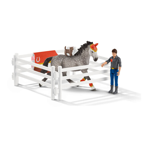 Schleich Coffret d'?quitation de voltige Horse Club Mia 1