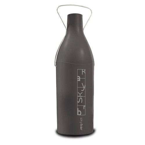 (Grey) Skybar Insulated Wine Cooler Wine Traveller Case