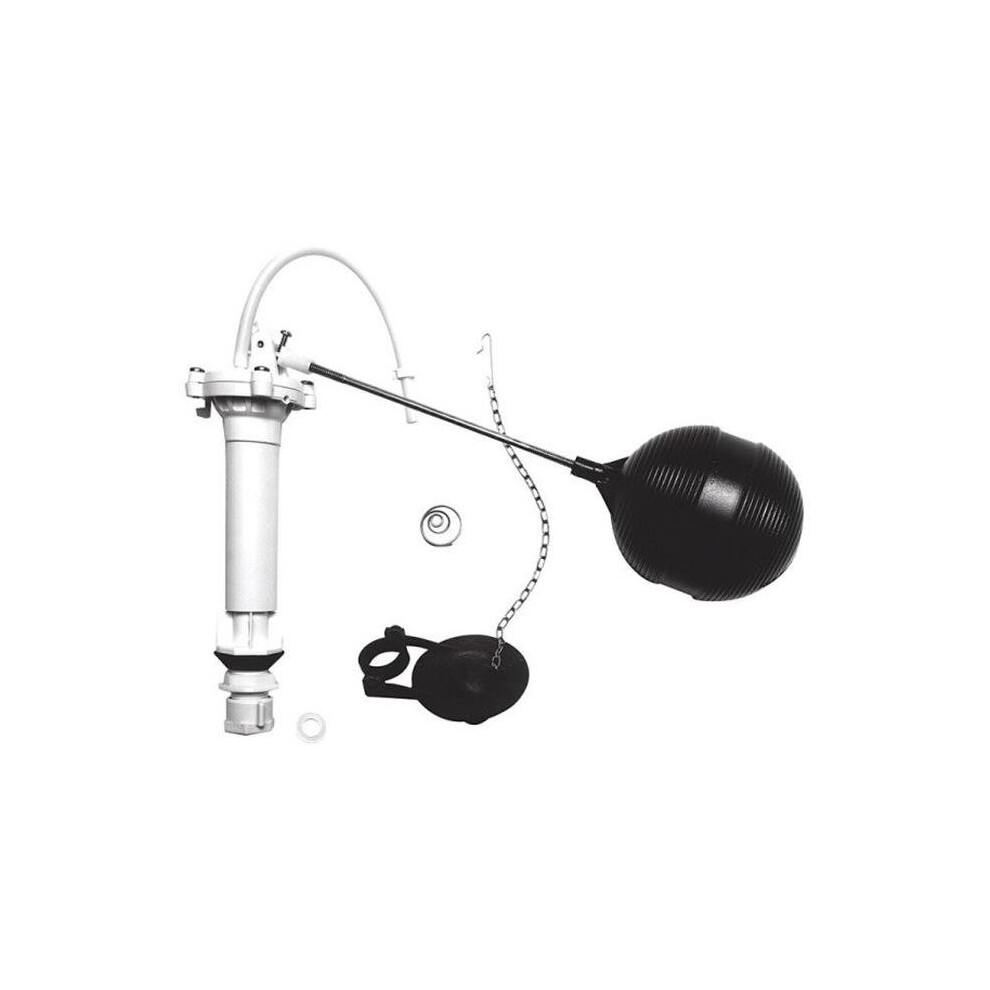 Kit de r   paration complet pour toilettes Danco 80816, valve de remplissage, tige de clapet, flotteur de remplacement, blanc