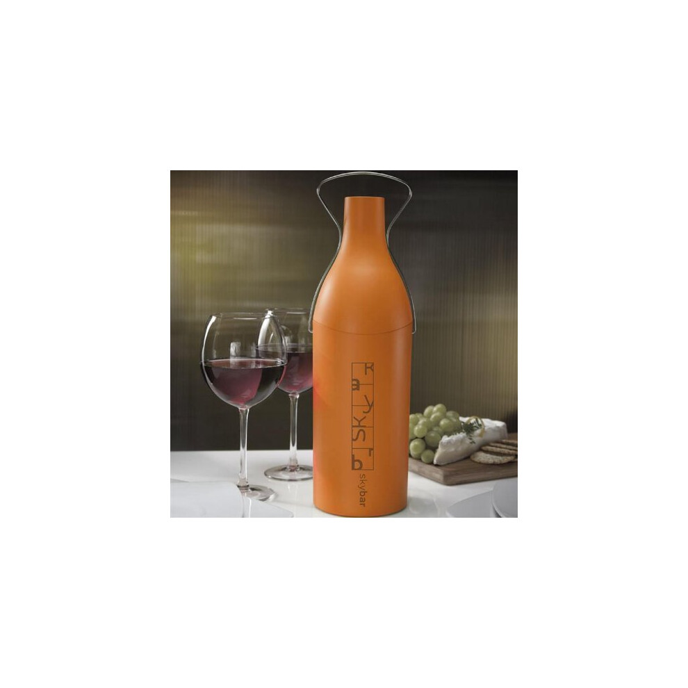 (Orange) Skybar Insulated Wine Cooler Wine Traveller Case